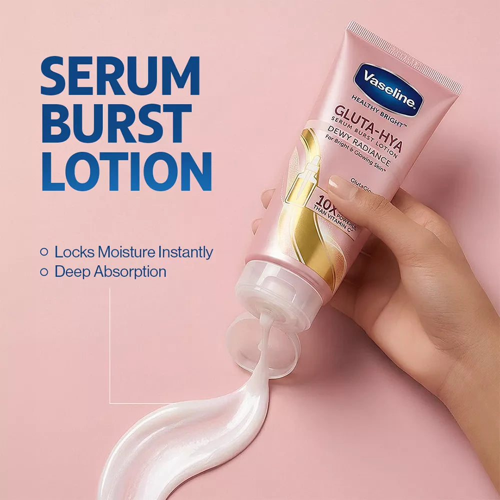 VASELINE GLUTA DEWY RADIANCE PINK 70ML