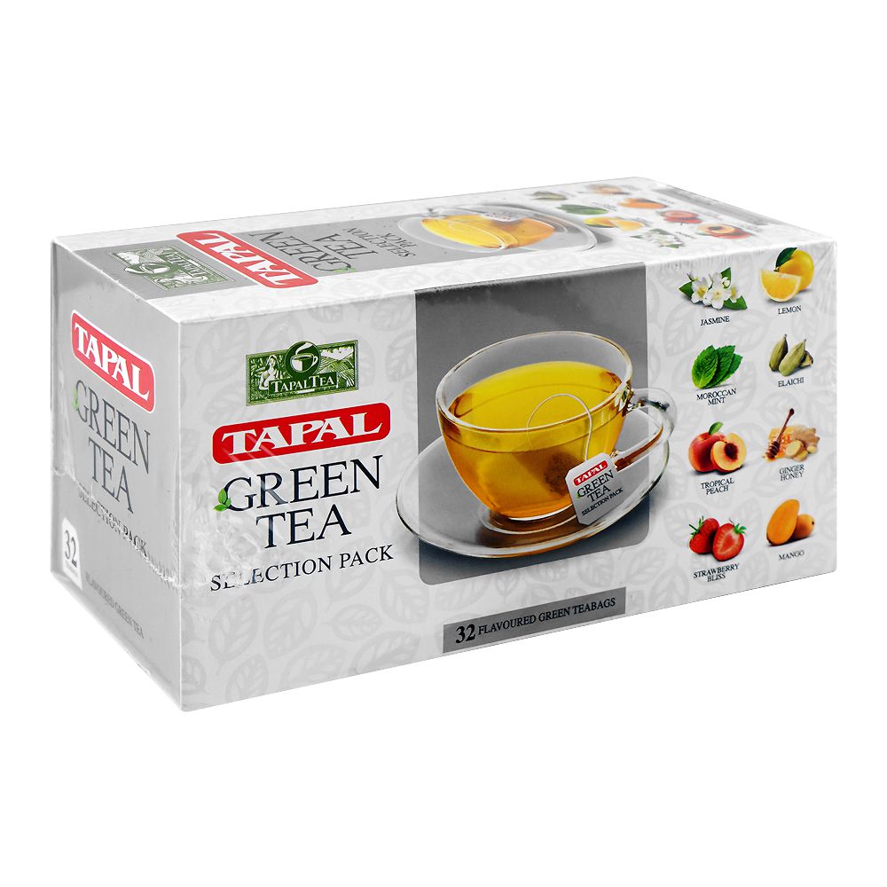 Tapal Green Tea Selection Pack 32 Flavoured Green Tea Bags