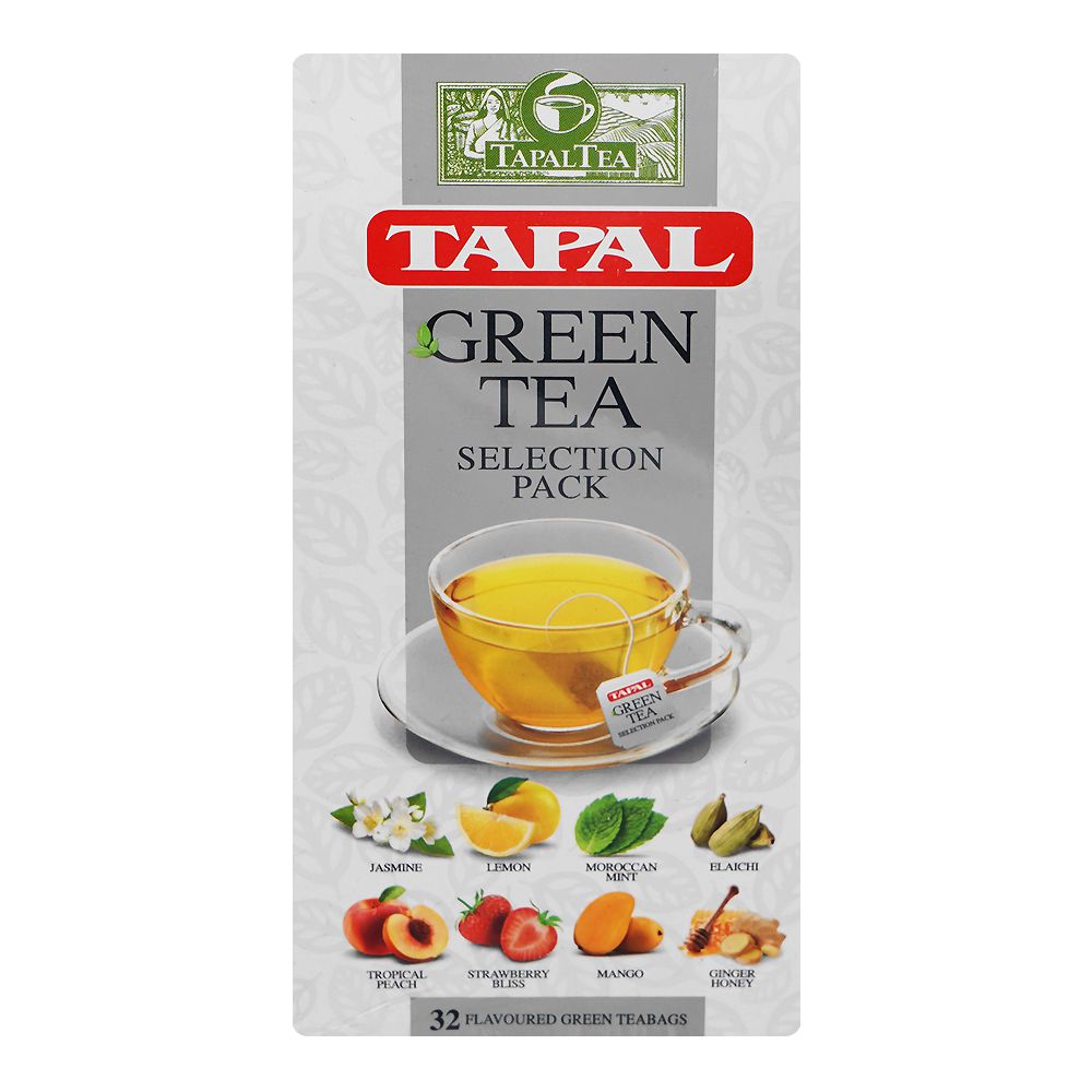 Tapal Green Tea Selection Pack 32 Flavoured Green Tea Bags