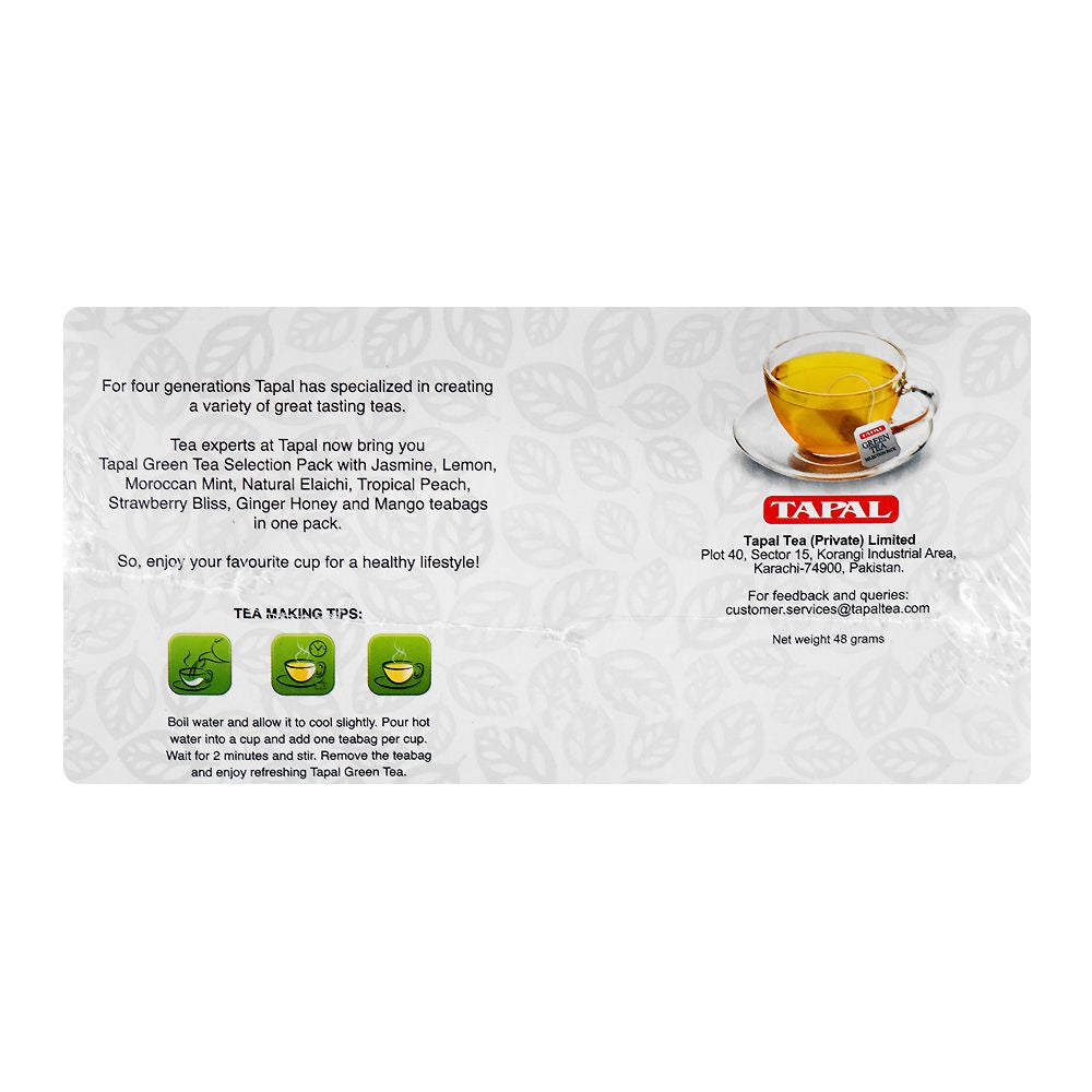 Tapal Green Tea Selection Pack 32 Flavoured Green Tea Bags
