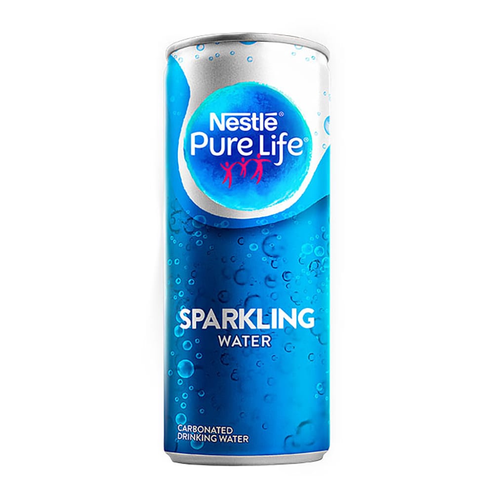 Nestle Pure Life Sparkling Water 250ml Can