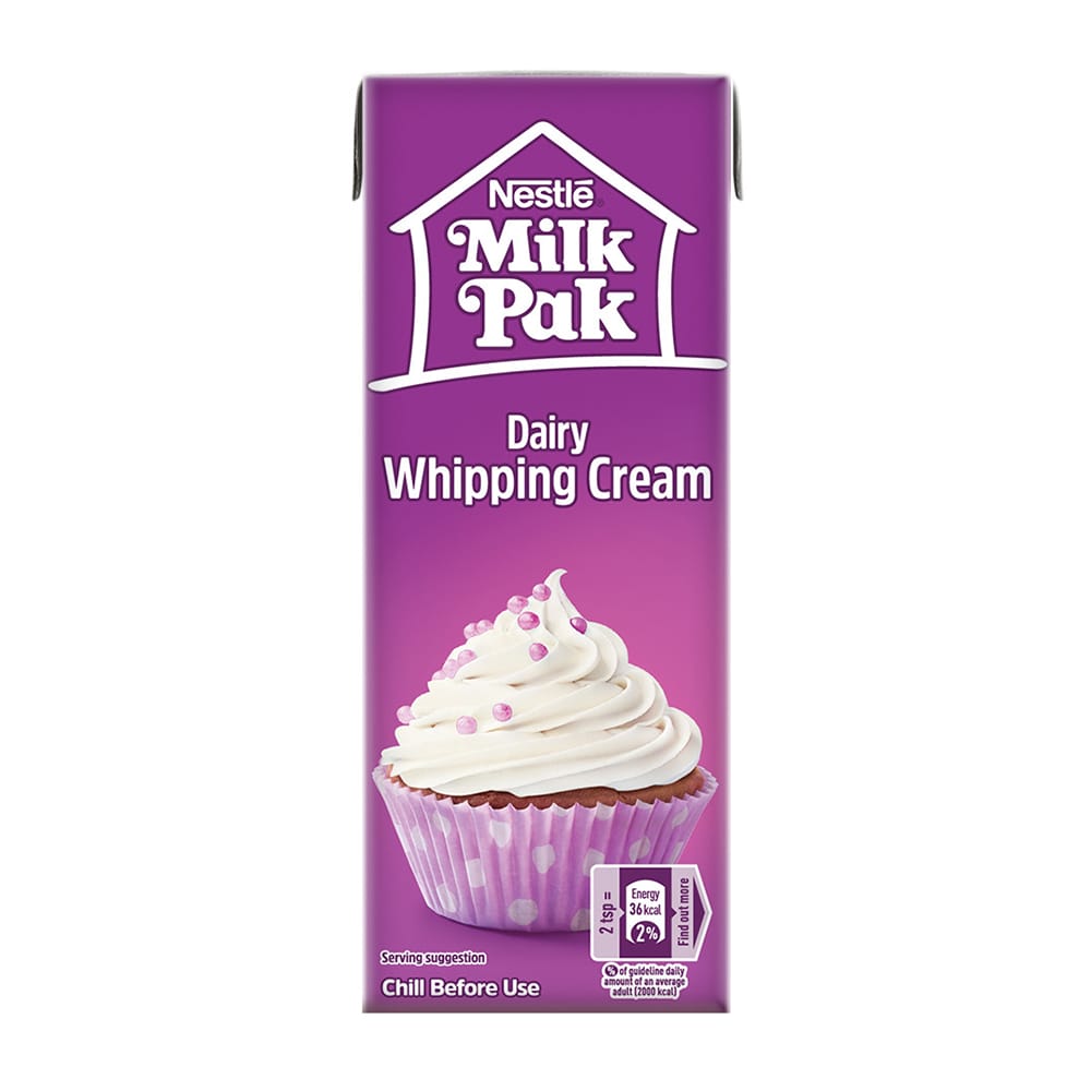 Nestle Milkpak Dairy Whipping Cream, Sweetened 200ml