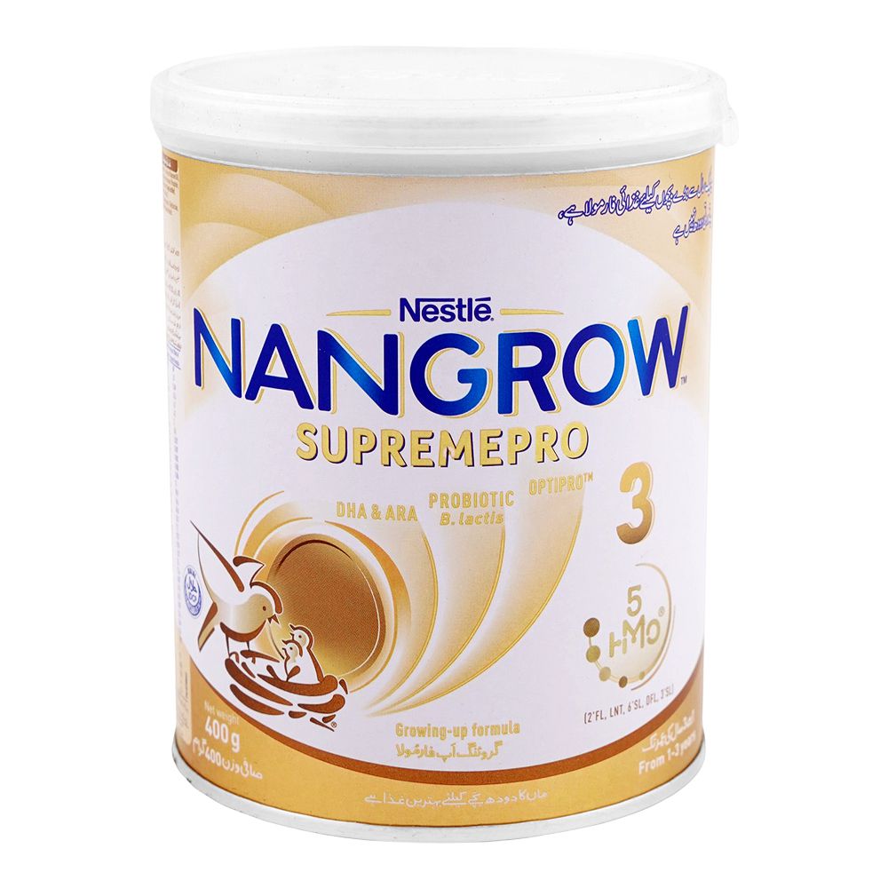 Nestle Nan Grow-3 Supremepro Optipro Milk Powder 400g Tin