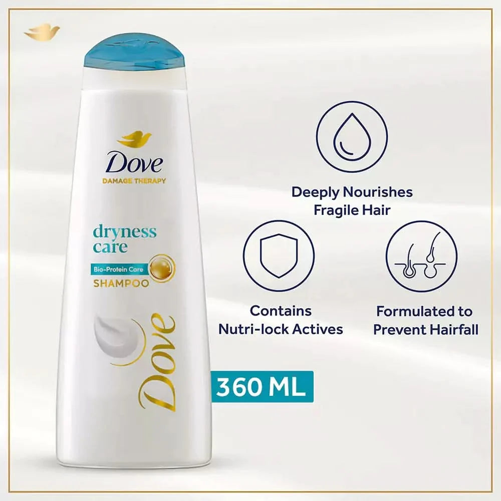 DOVE DRYNESS CARE SHAMPOO 360ML