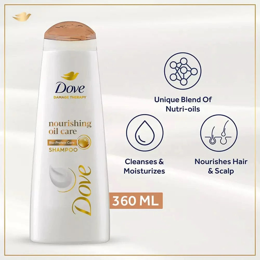 DOVE NOURISHING OIL CARE SHAMPOO 360ML