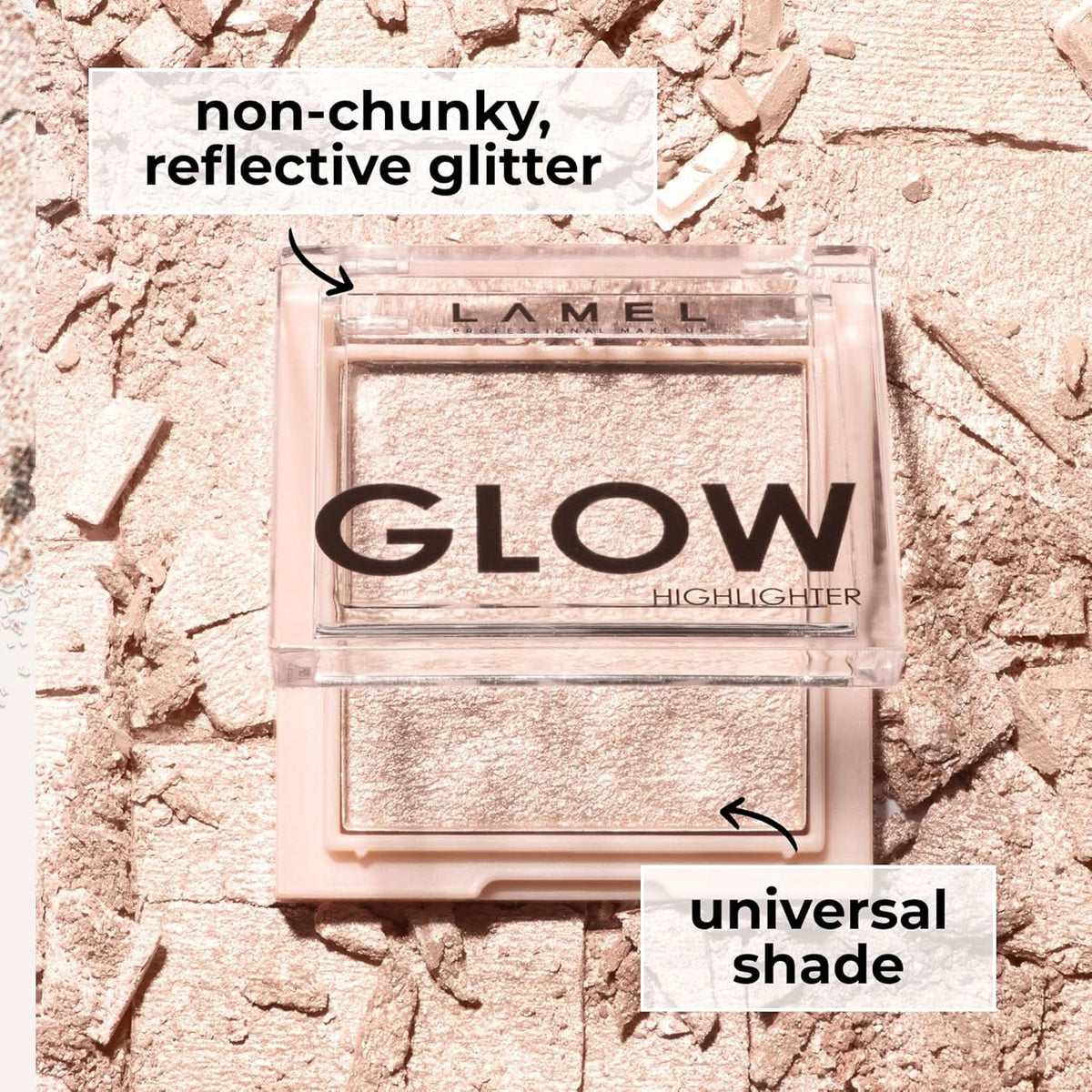LAMEL Glow Highlighter - 401 Luna 3.8gm