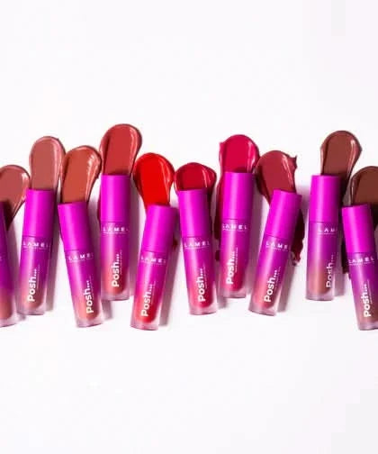 LAMEL Posh Matte Liquid Lip Stain - 403 Daily Nude 4gm