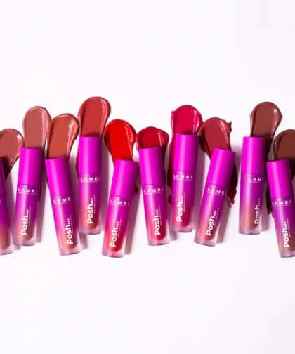 LAMEL Posh Matte Liquid Lip Stain - 404 Blush Pink 4gm