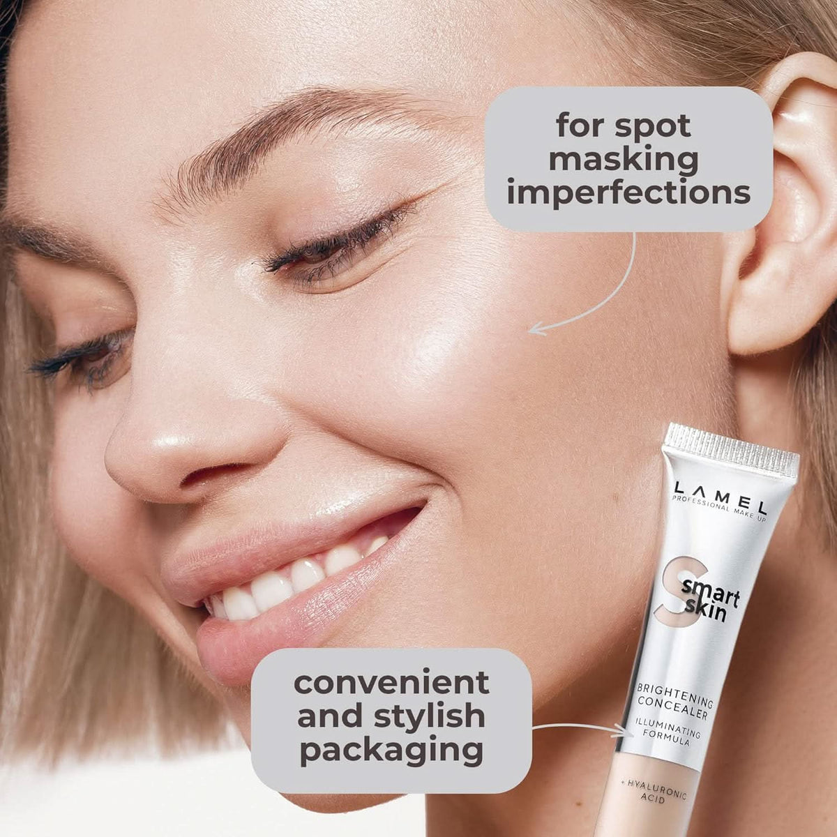 LAMEL Smart Skin Brightening Concealer - 401 Light Beige