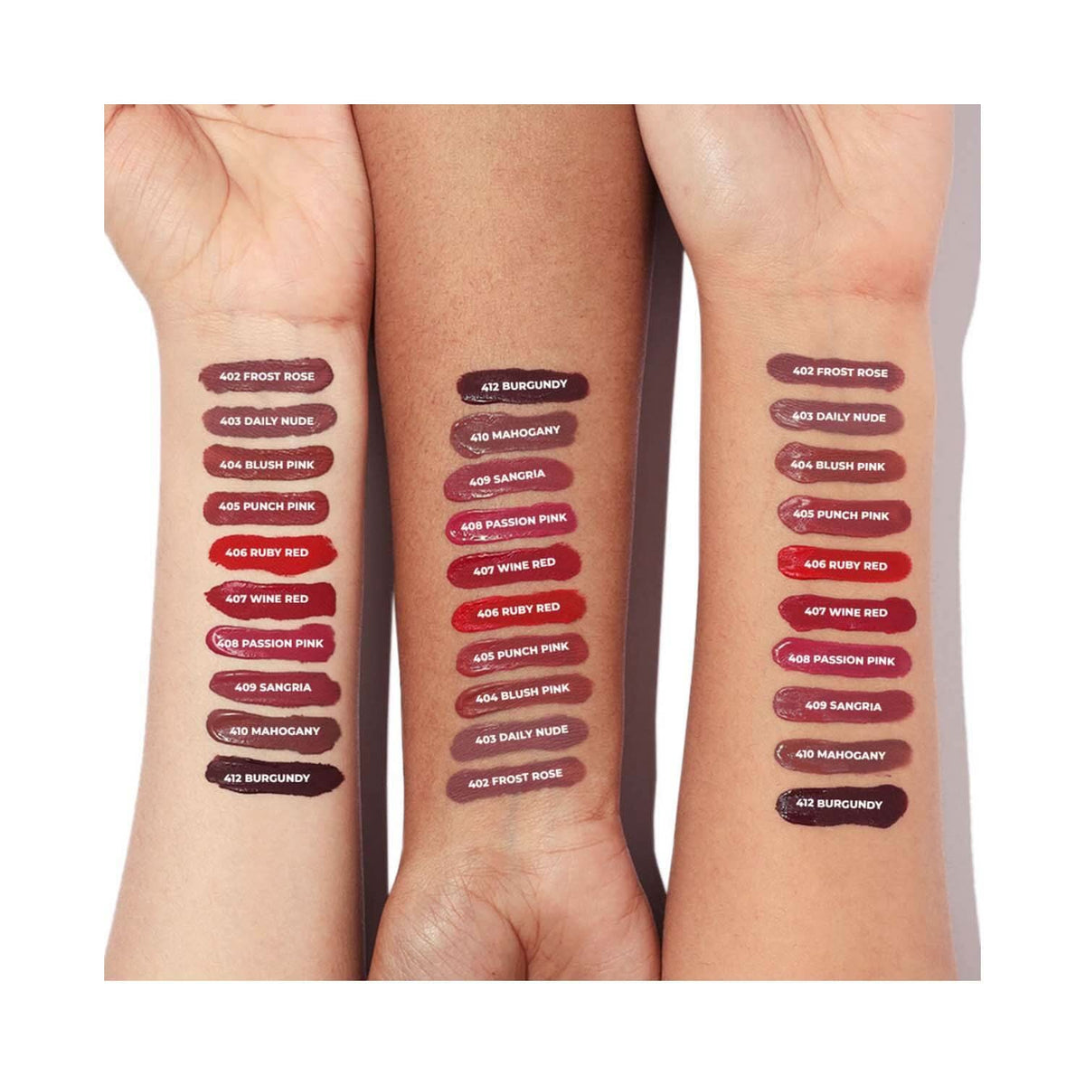 LAMEL Posh Matte Liquid Lip Stain - 403 Daily Nude 4gm