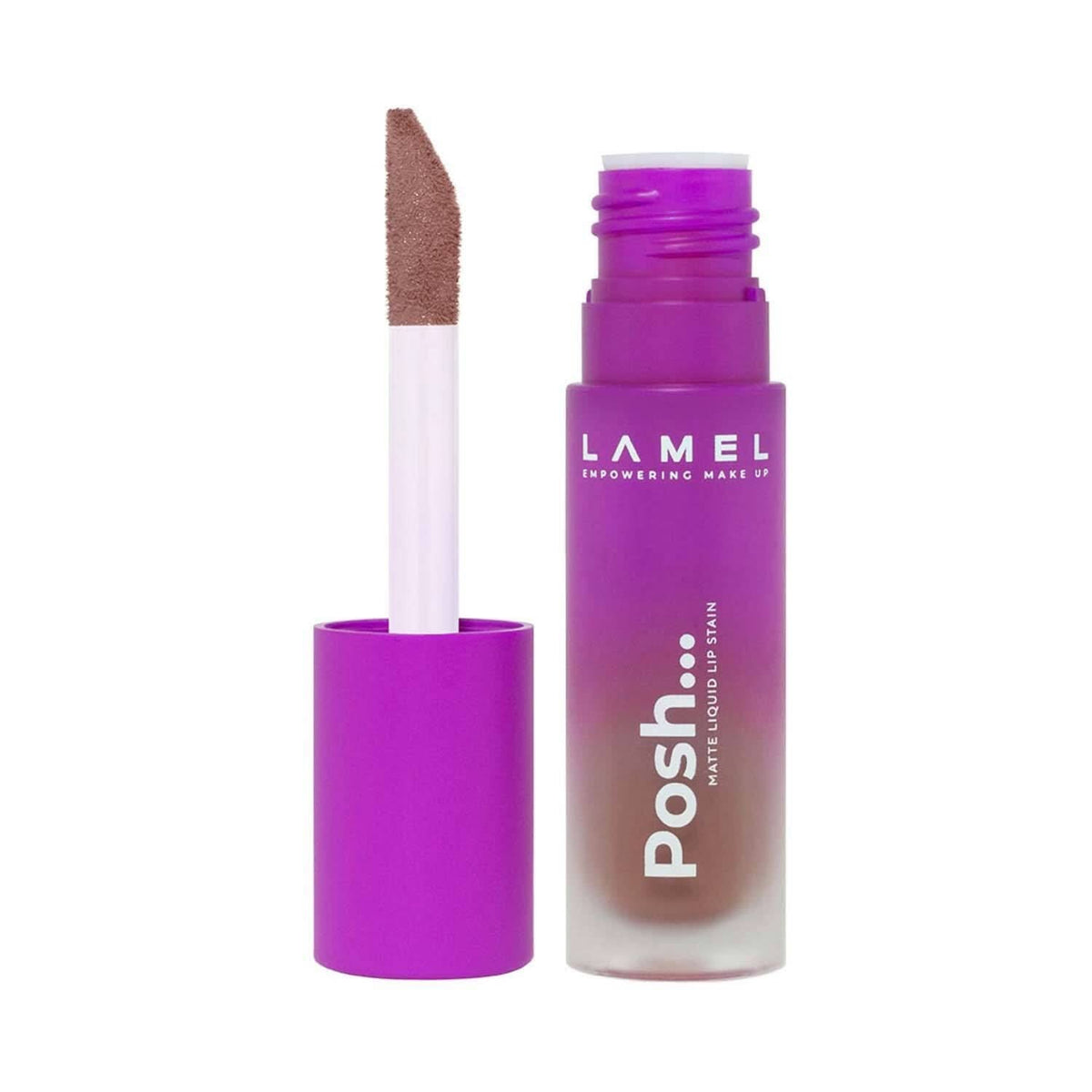 LAMEL Posh Matte Liquid Lip Stain - 403 Daily Nude 4gm
