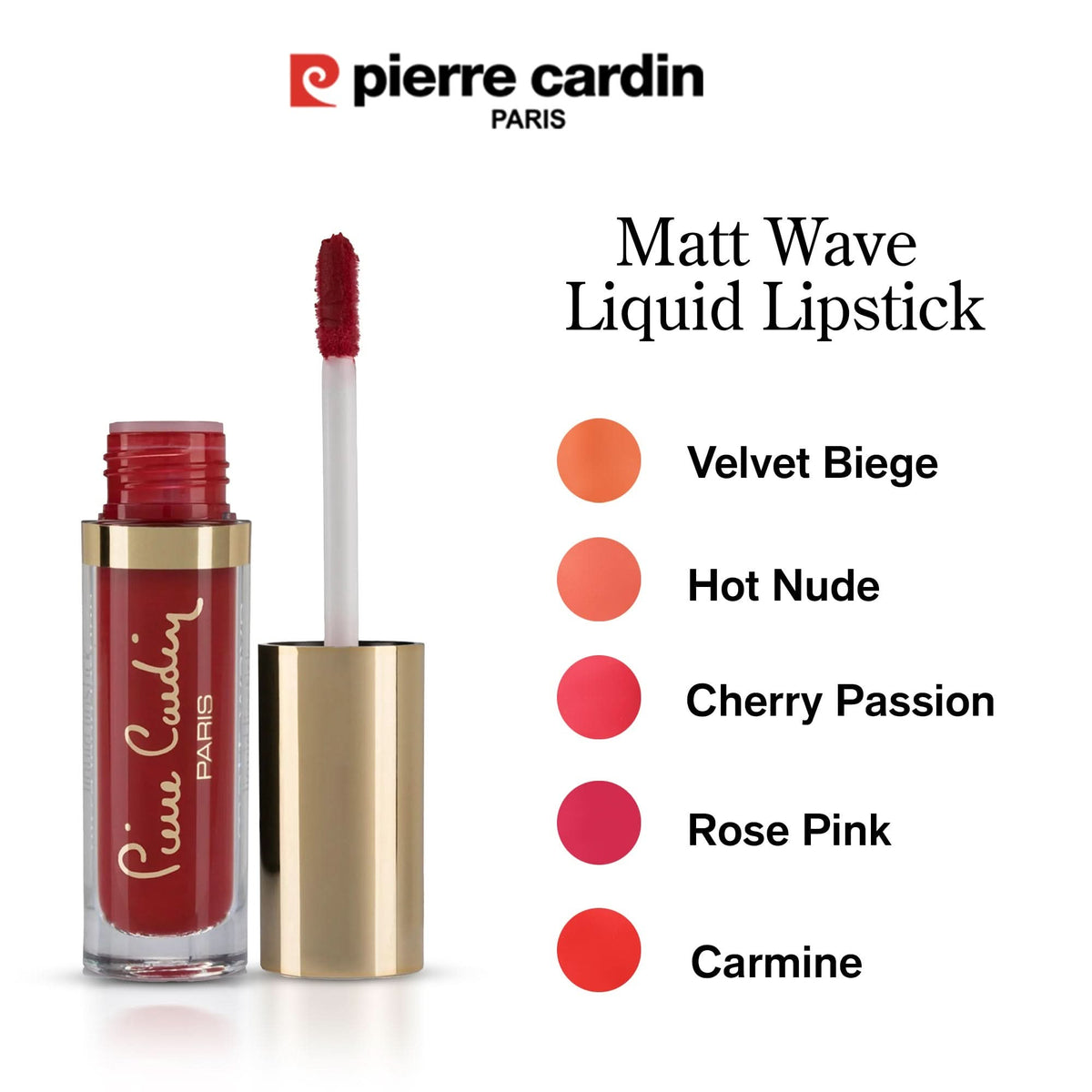 Matt Wave Liquid Lipstick €“ Ultra Long Lasting - Pierre Cardin Pakistan