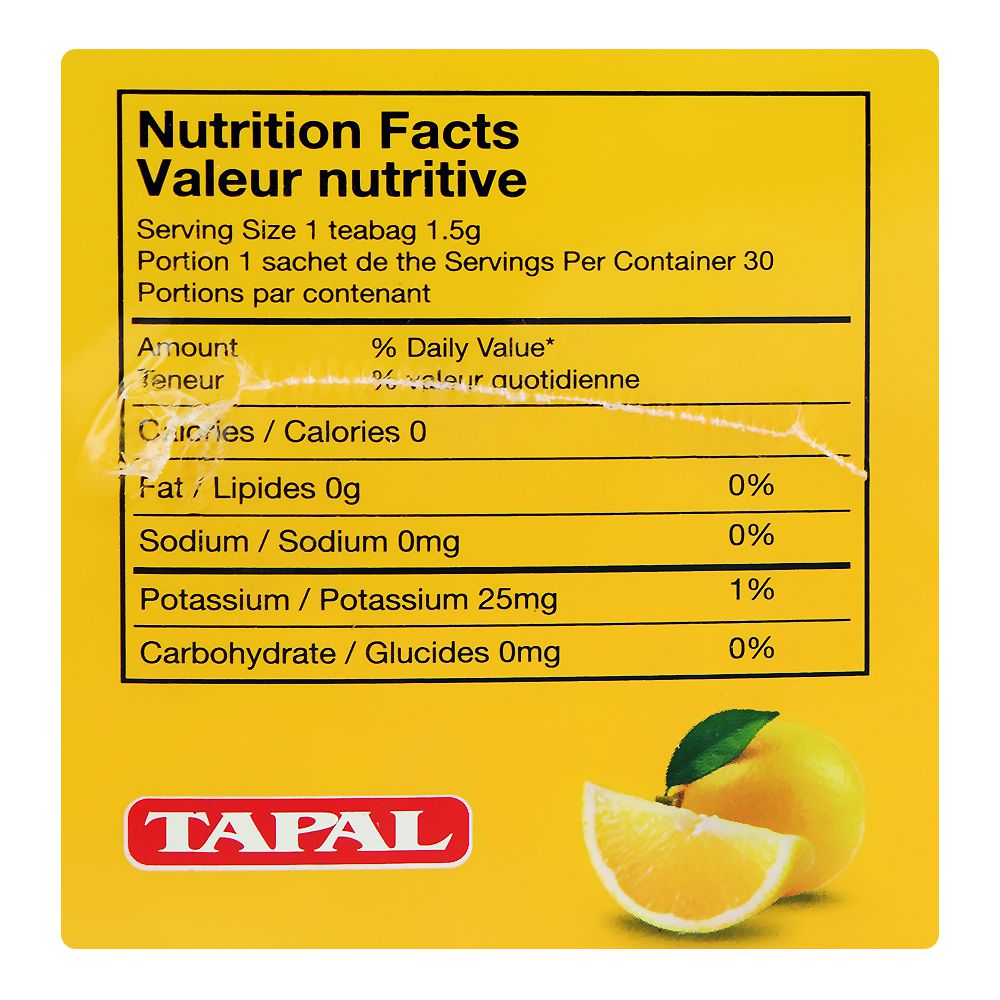 Tapal Lemon Green Tea Bags 30-Pack
