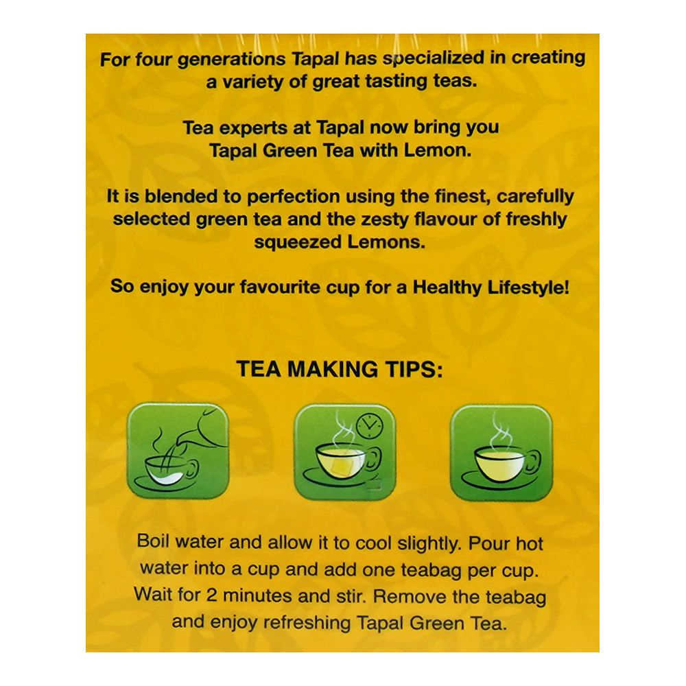 Tapal Lemon Green Tea Bags 90-Pack