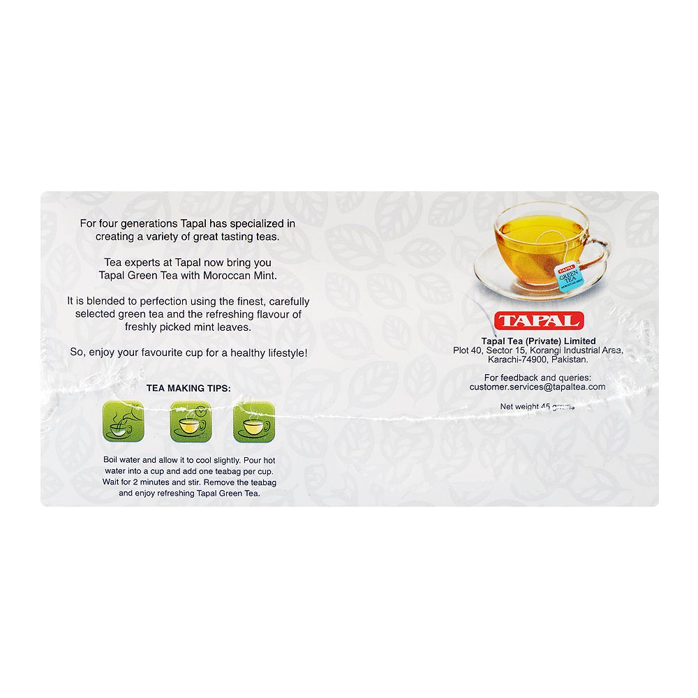 Tapal Moroccan Mint Green Tea Bags 30-Pack