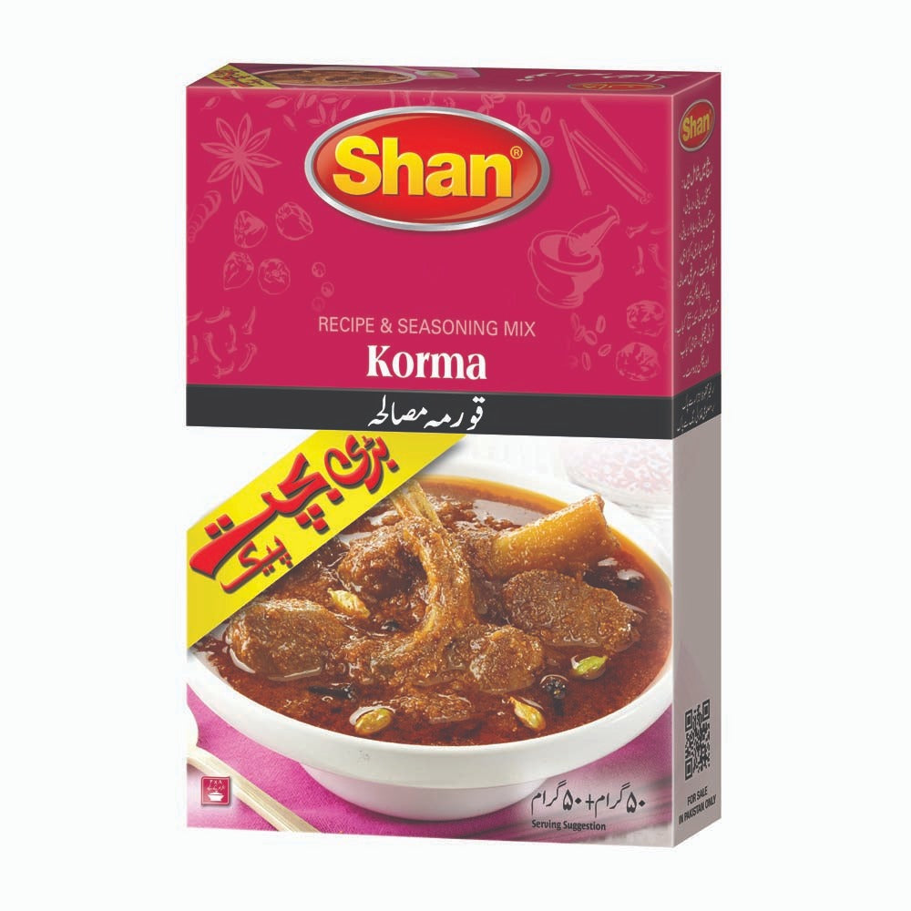 Shan Korma Recipe Masala Double Pack