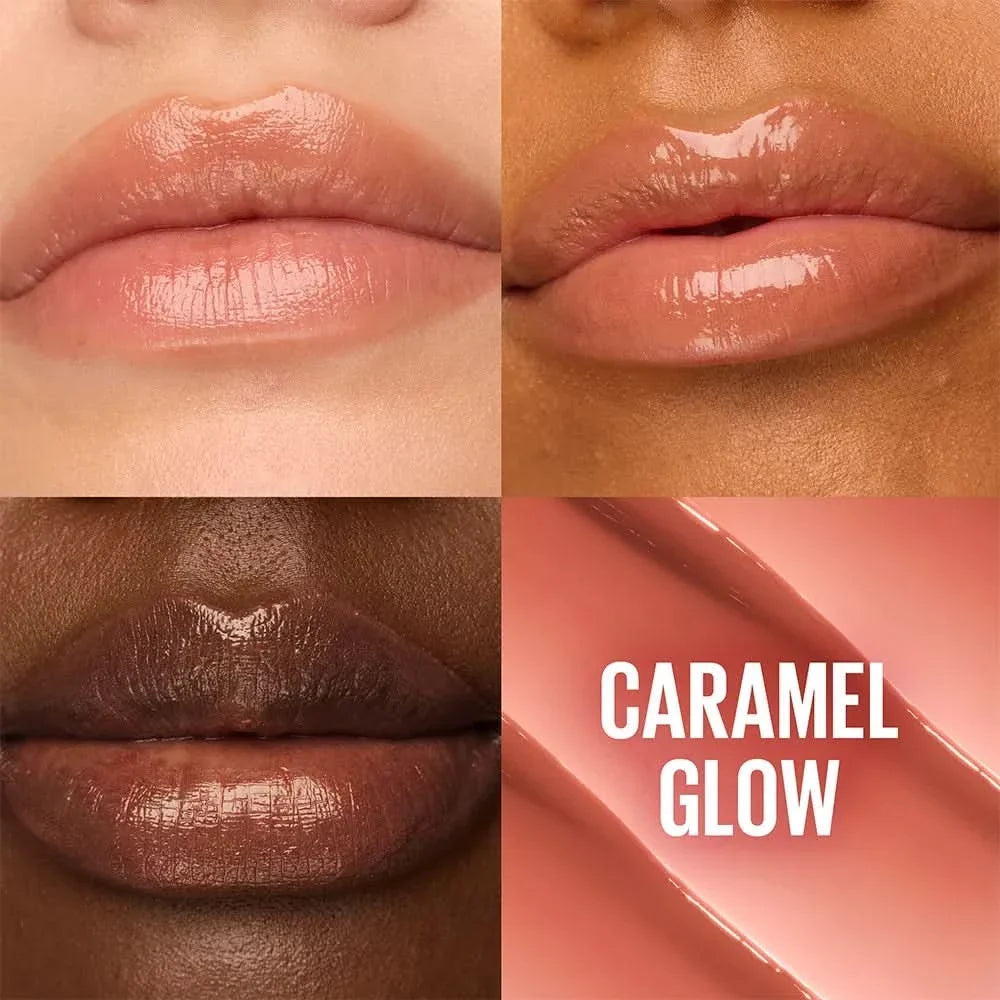 Maybelline Lifter Glaze, Tinted Lip Oil Balm with cherry extract - 24Hr Hydrated Lips