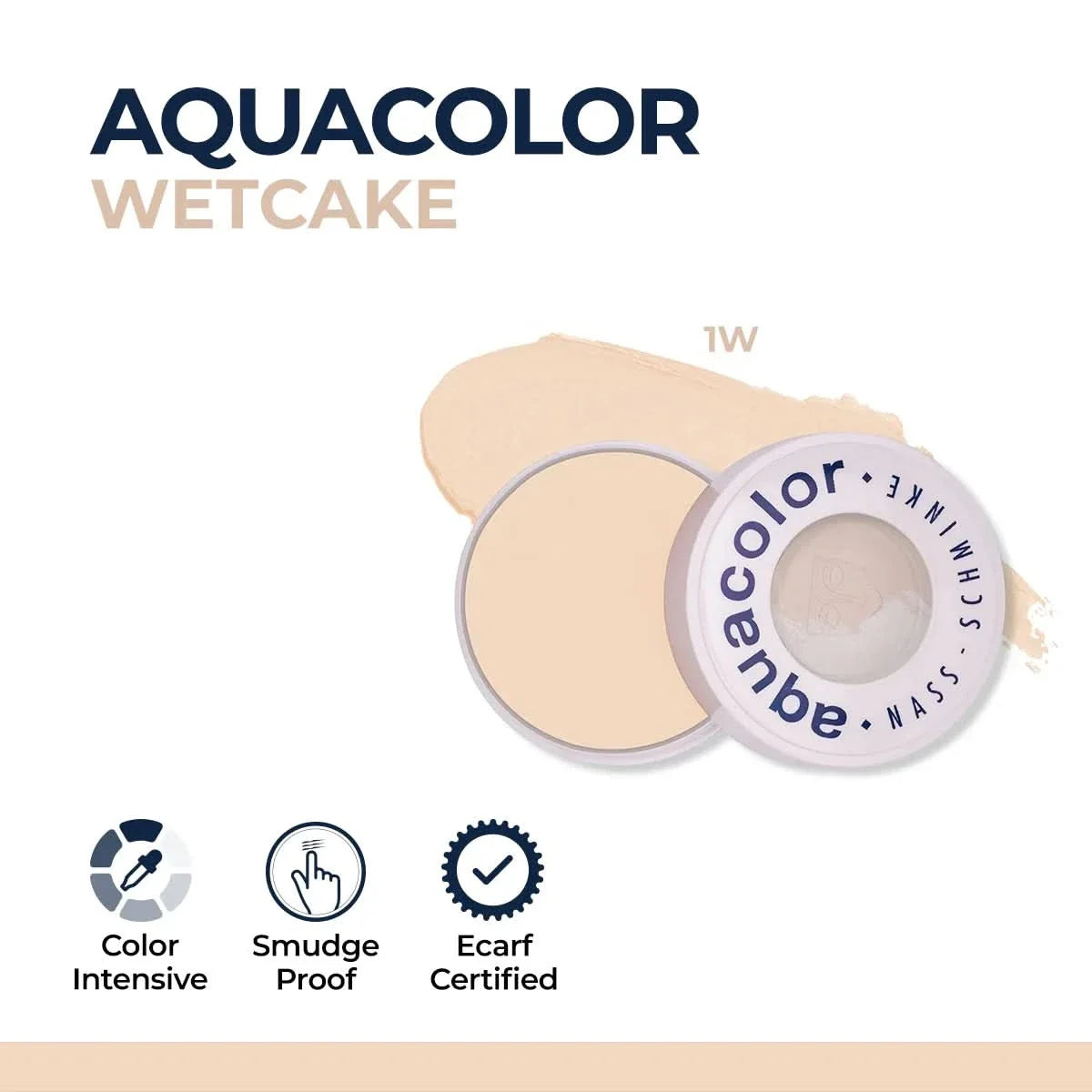Kryolan - aquacolor wetcake 1w