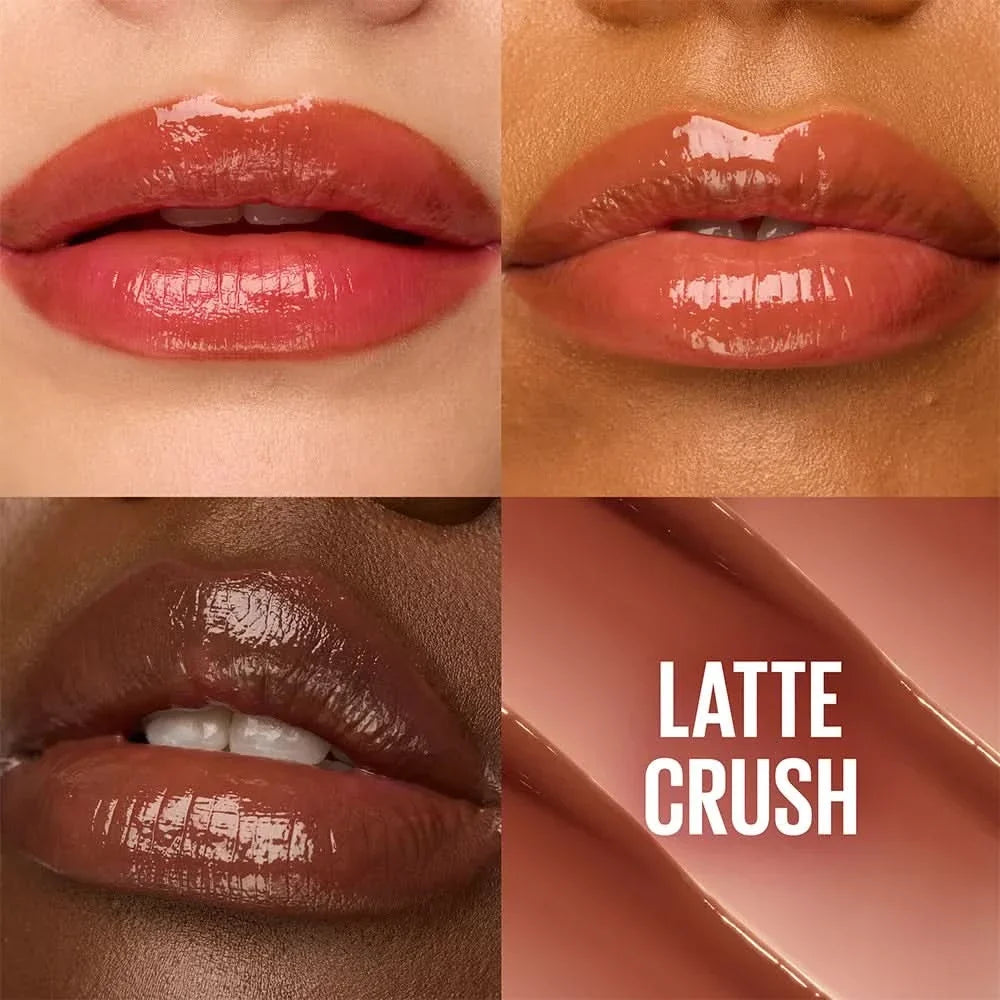 Maybelline Lifter Glaze, Tinted Lip Oil Balm with cherry extract - 24Hr Hydrated Lips