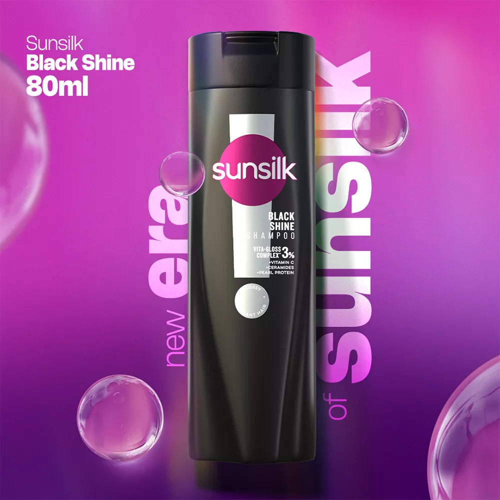 SUNSILK BLACK SHINE SHAMPOO 80 ml