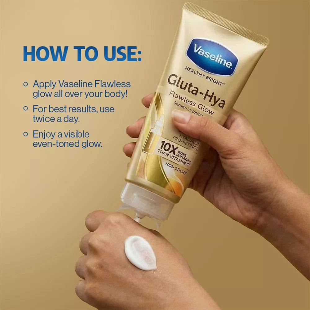 VASELINE GLUTA FLAWLESS BRIGHT GOLD 70ML