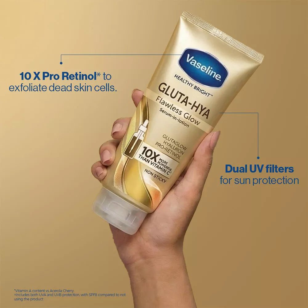 VASELINE GLUTA FLAWLESS BRIGHT GOLD 70ML