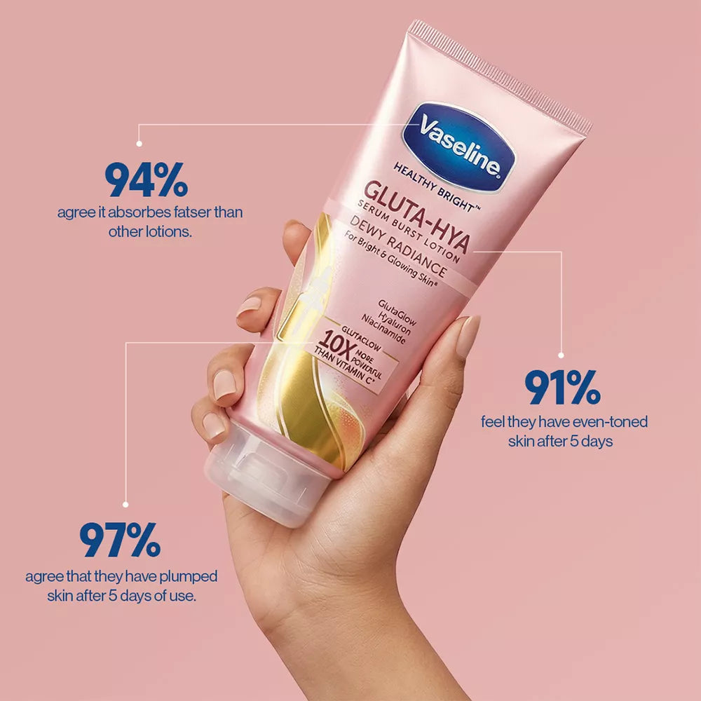 VASELINE GLUTA DEWY RADIANCE PINK 70ML