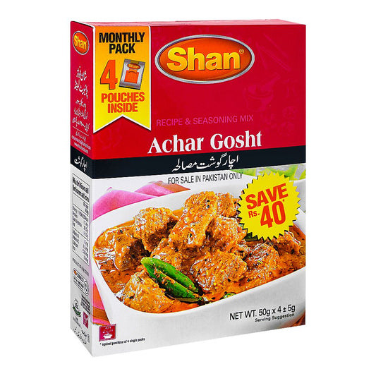 Shan Achar Gosht Recipe Masala 60g x 4