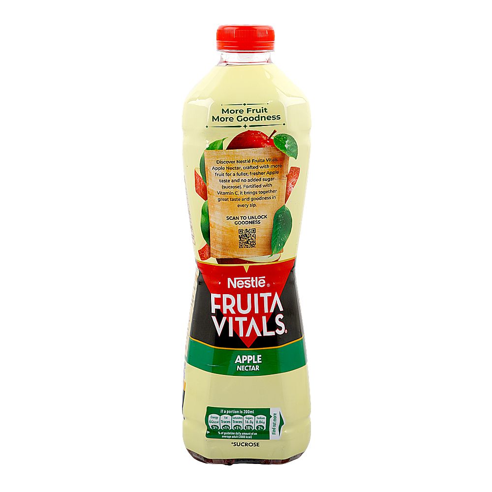 Nestle Fruita Vitals Apple, No Added Sugar 1L