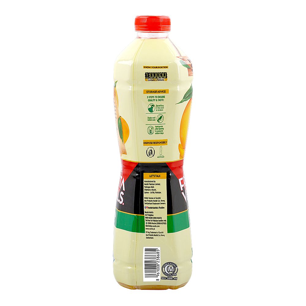 Nestle Fruita Vitals Chaunsa, No Added Sugar 1L