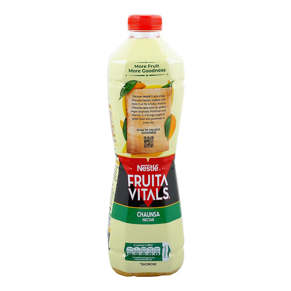 Nestle Fruita Vitals Chaunsa, No Added Sugar 1L