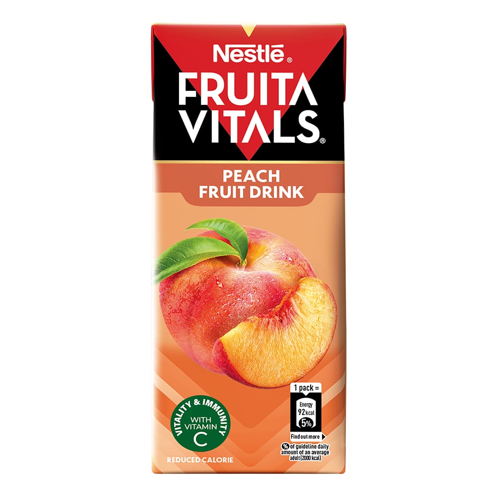 Nestle Fruita Vitals Peach Fruit Nectar 200ml