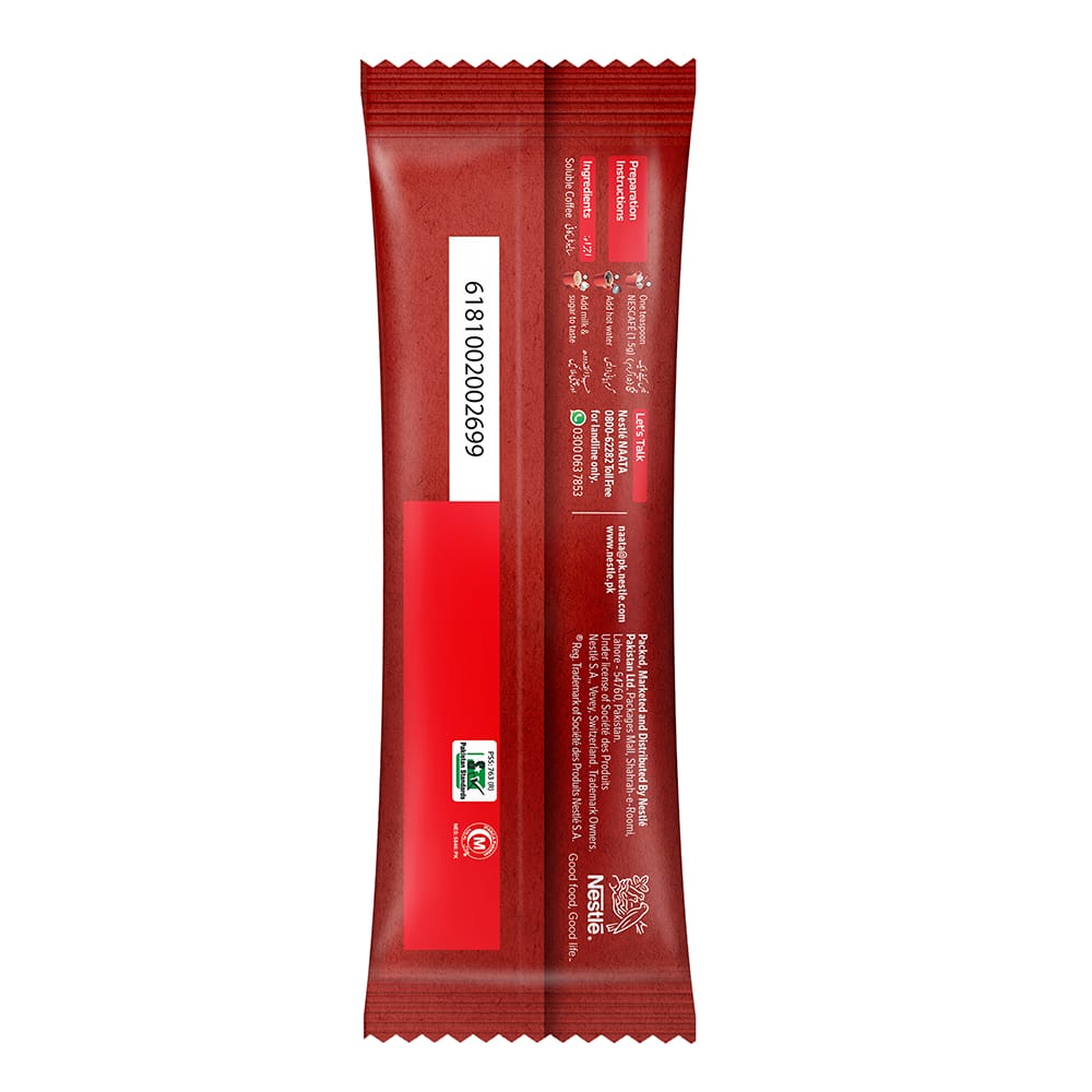 Nescafe Classic Instant Coffee Sachet 1.5g