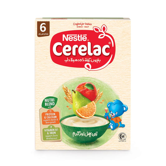 Nestle Cerelac 3 Fruits & Wheat 350g