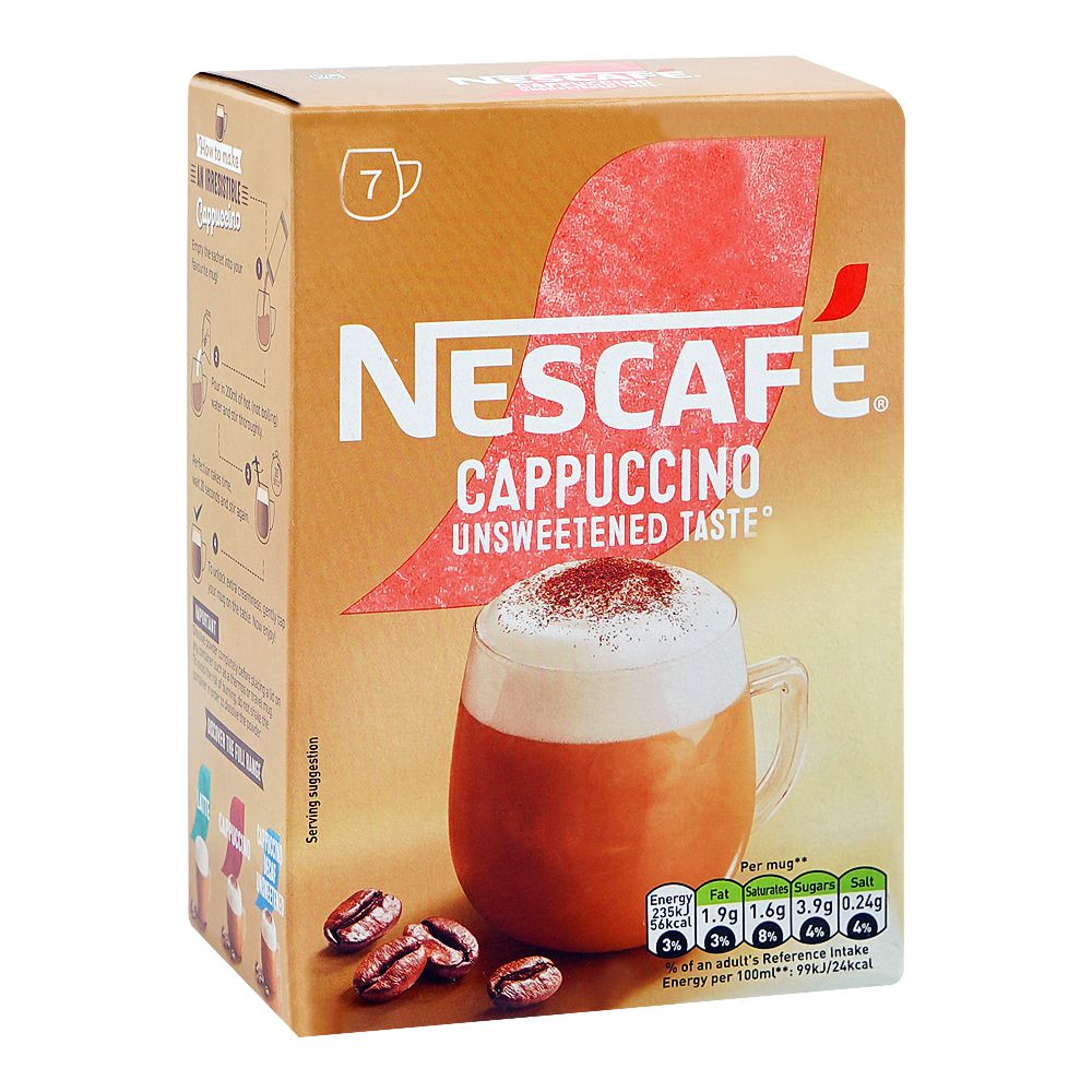 Nescafe Cappuccino Unsweetened 99.4g 7-Pack