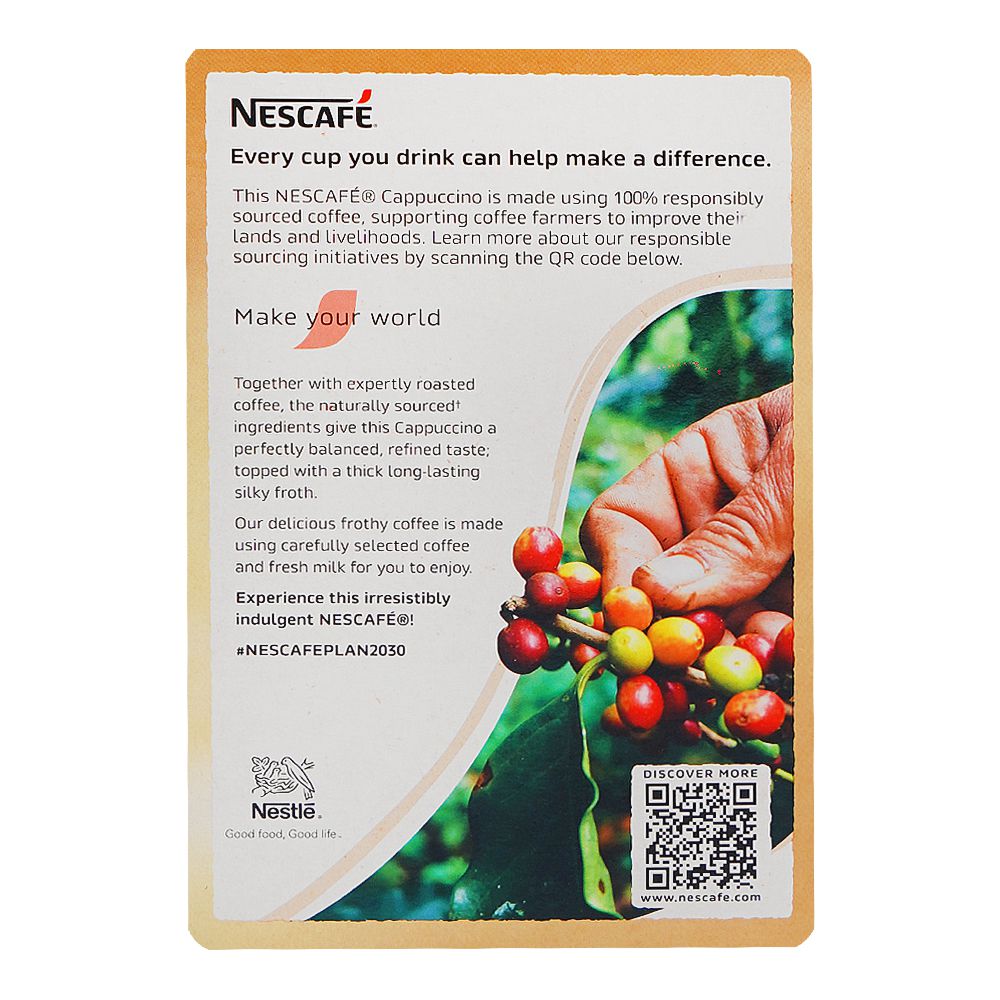 Nescafe Cappuccino Unsweetened 99.4g 7-Pack