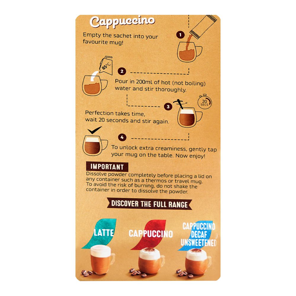 Nescafe Cappuccino Unsweetened 99.4g 7-Pack
