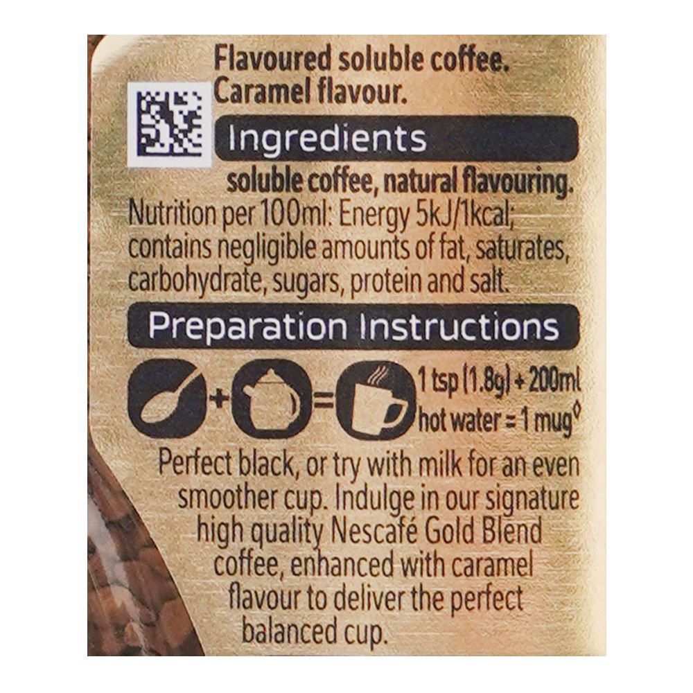 Nescafe Gold Blend Rich Caramel Instant Coffee 95g