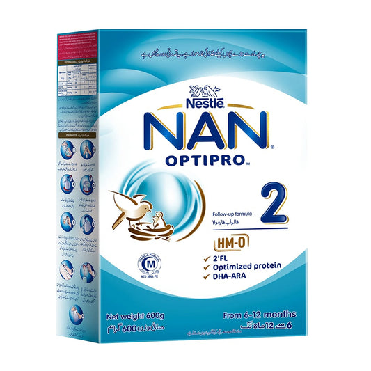 Nestle NAN Optipro, Stage 2, Follow-Up Formula 600g Box
