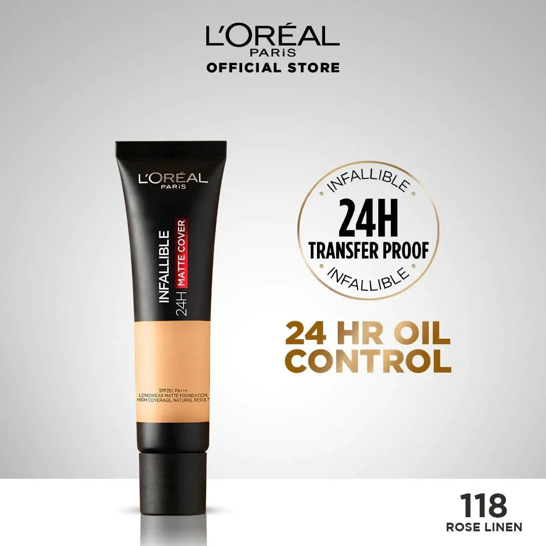 LOREAL PARIS INFALLIBLE 24H MATTE COVER FOUNDATION 30ml