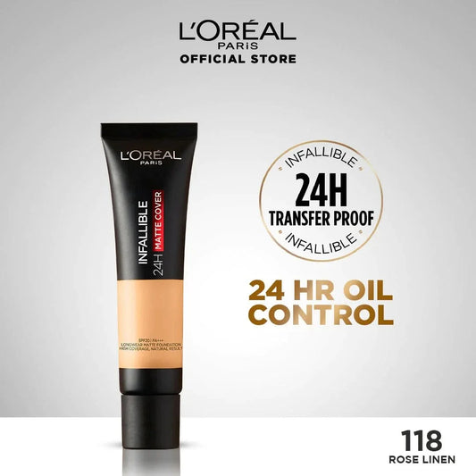 LOREAL PARIS INFALLIBLE 24H MATTE COVER FOUNDATION 30ml