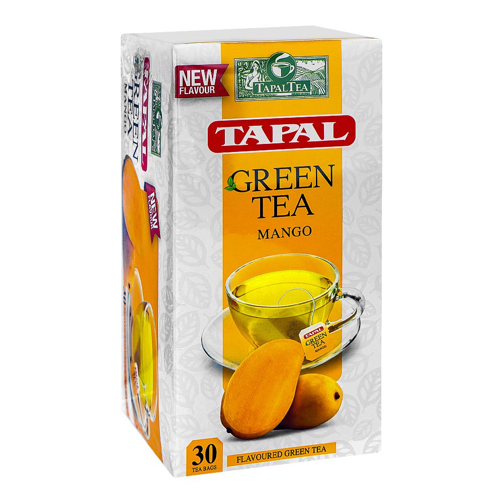 Tapal Mango Green Tea Bags 30-Pack