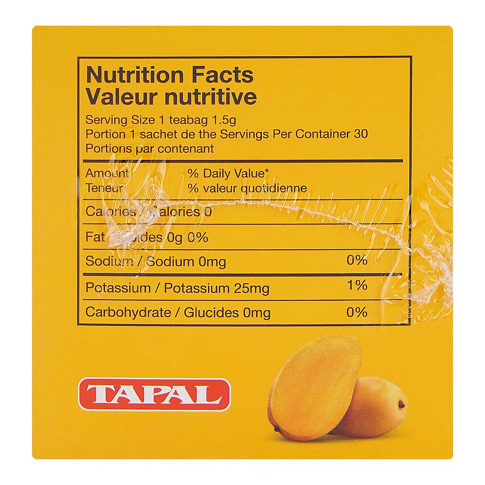 Tapal Mango Green Tea Bags 30-Pack
