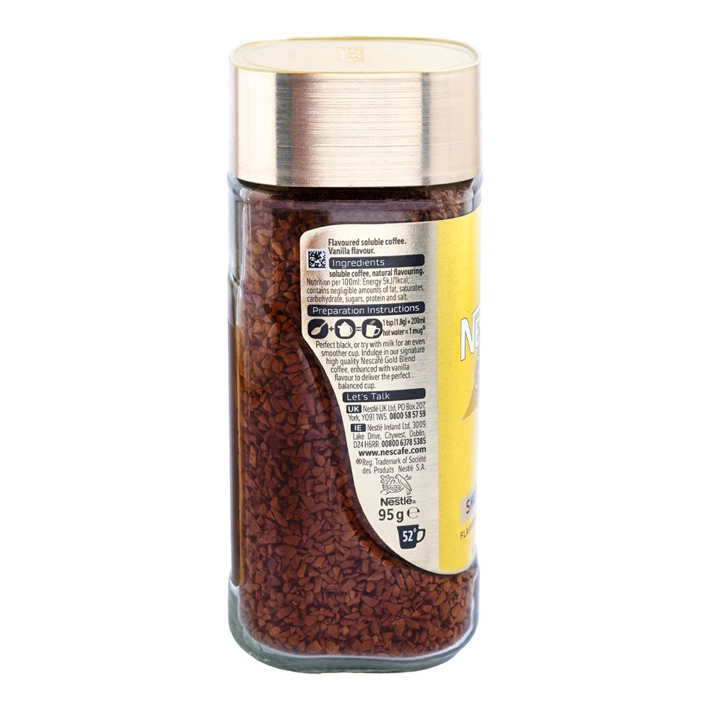 Nescafe Gold Blend Smooth Vanilla Instant Coffee 95g