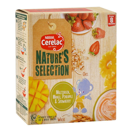 Nestle Cerelac Natures Selection Multigrain Mango Pineapple 175g