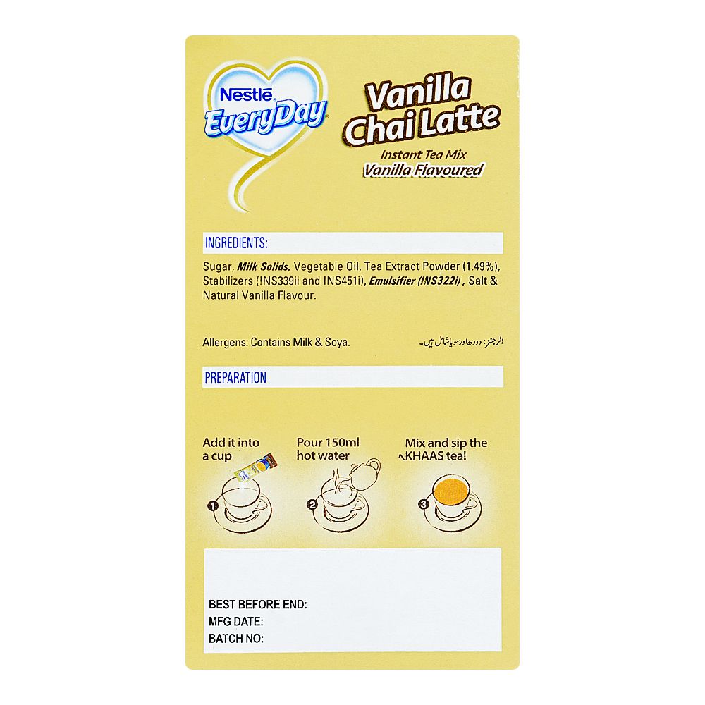 Nestle Everyday Vanilla Chai Latte 1-Sachet 20g