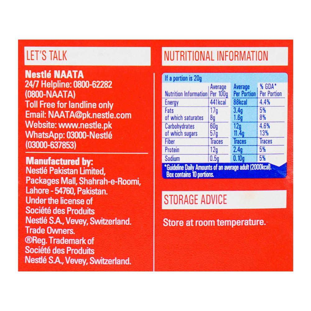 Nestle Everyday Masala Chai, Instant Tea Mix 1-Sachet 20g