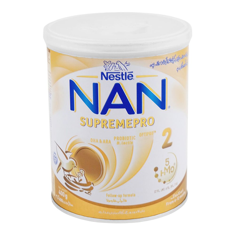 Nestle Nan-2 Supremepro Optipro Milk Powder 400g Tin