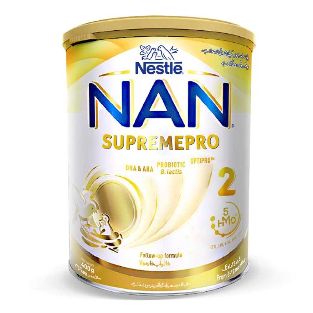 Nestle Nan-2 Supremepro Optipro Milk Powder 400g Tin