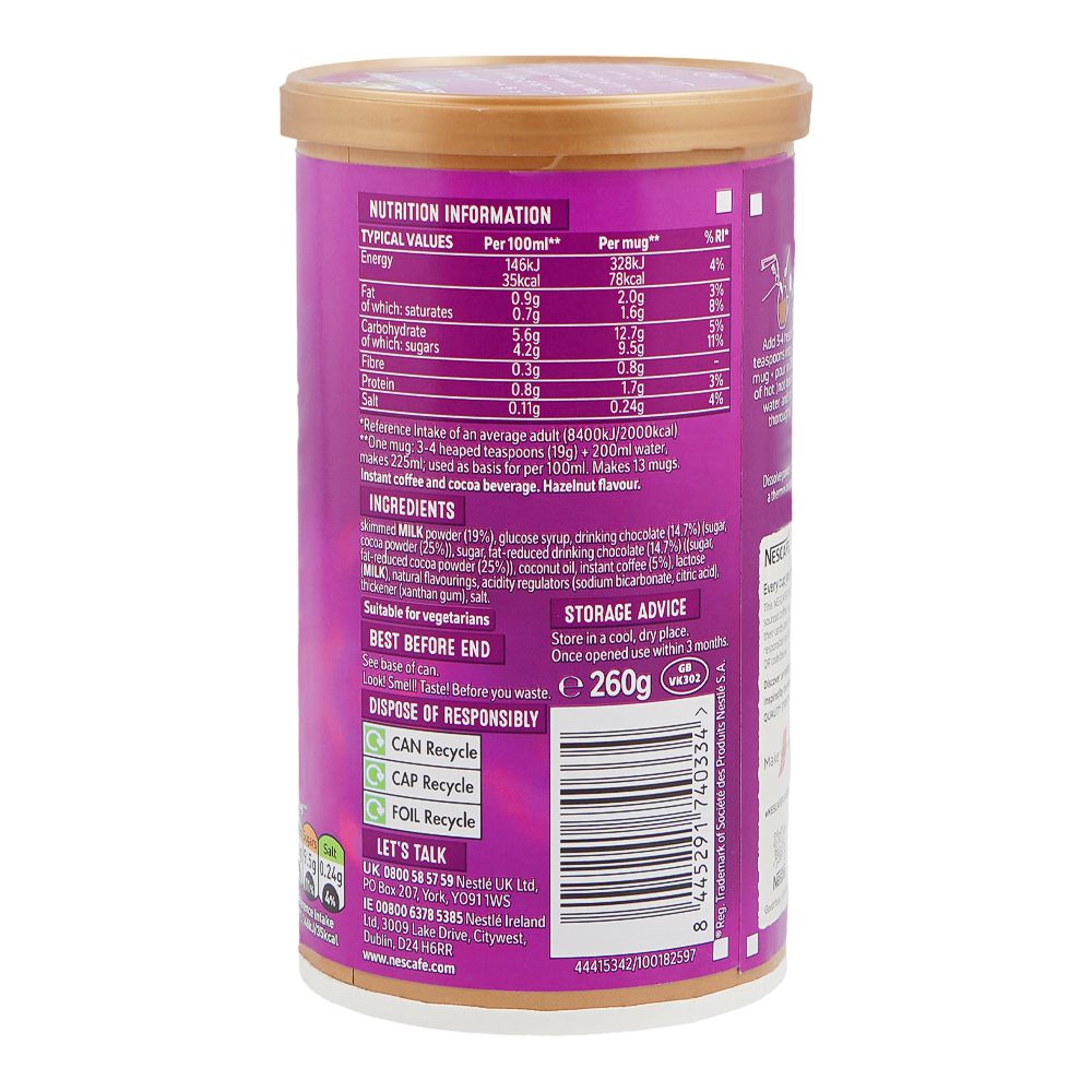 Nescafe Green Triangle Mocha Powder 260g